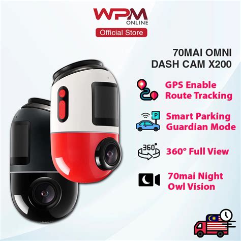 360 dash cam with parking mode|70mai Dash Cam Omni.